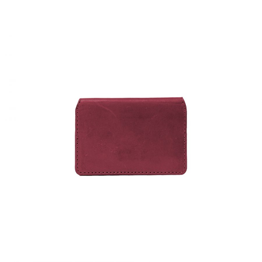 Cassie's Cardcase - aufklappbares Kartenetui in Rot aus Eco-Leder von O My Bag