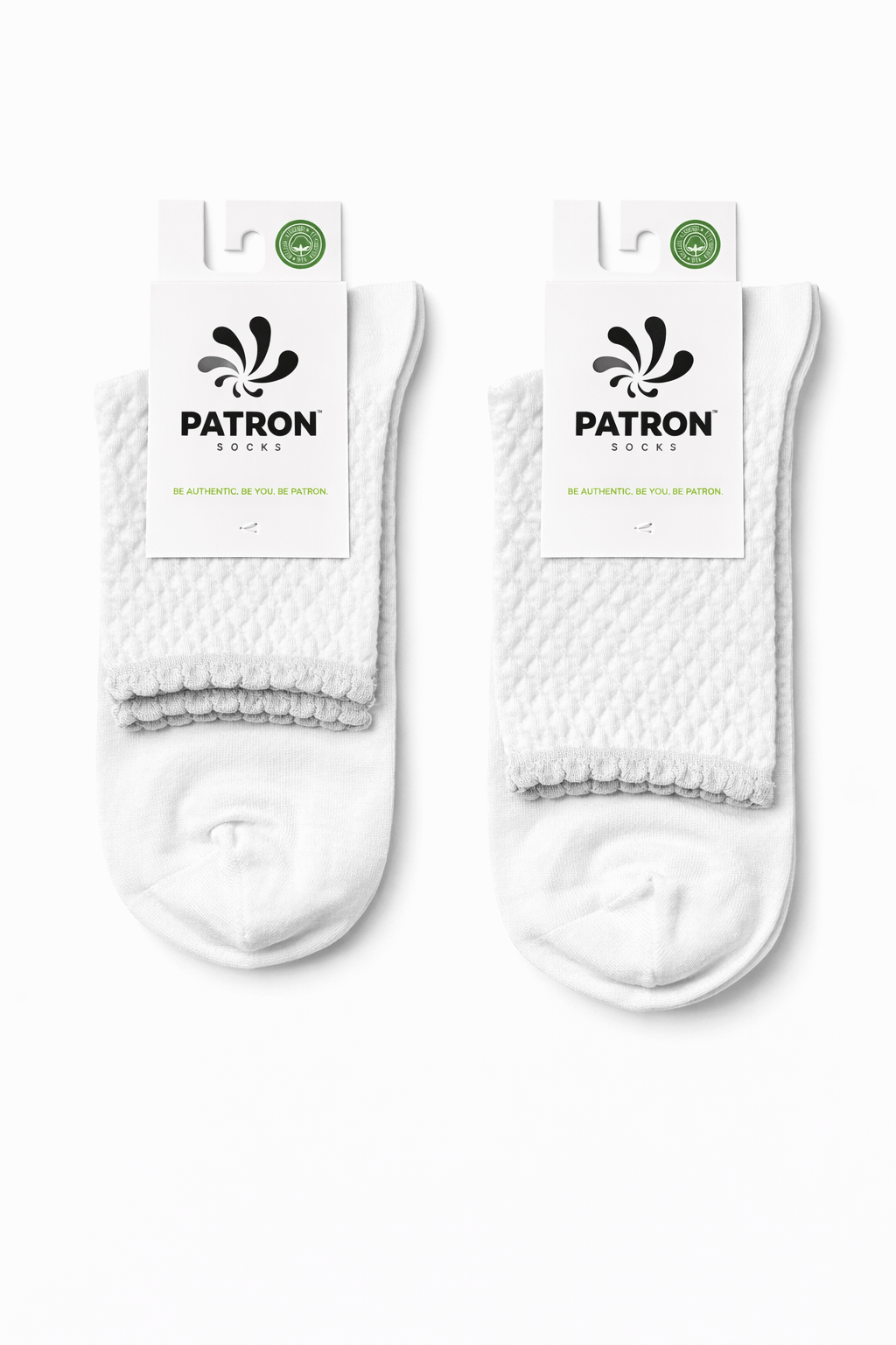 Patron Socks Chérie Glow in weiß aus Baumwolle
