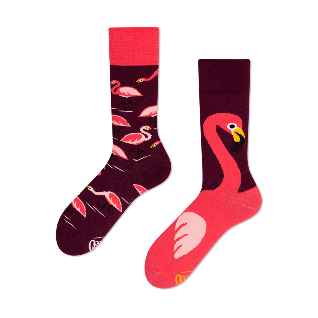Socken Be Flamazing Flamingo Oddsocks in 30,5-38,5 Strümpfe rosa im 6er Set 