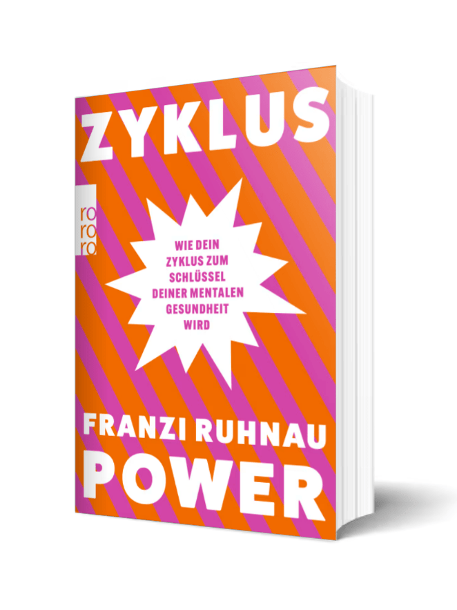 Zyklus Power Buch von Franzi Ruhnau über weiblichen Zyklus und Selbstverständnis