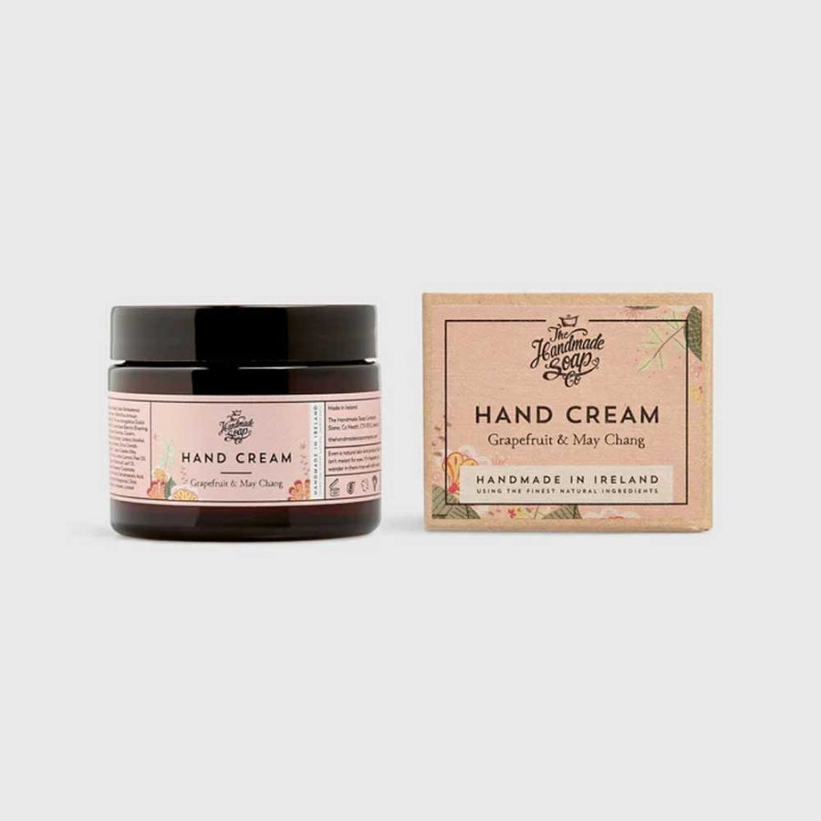 Fruchtig frische Handcreme Grapefruit & May Chang von The Handmade Soap Company.